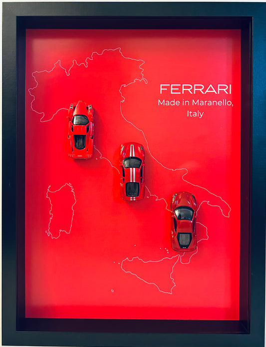 Ferrari. Made in Maranello, Italy.